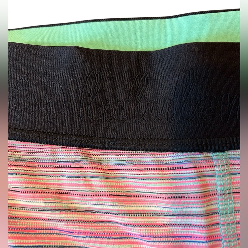 Lululemon What The Sport Short Pink Blue Stripe 6 - Picture 5 of 13